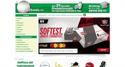 Desktop Screenshot of golfbaelle.de