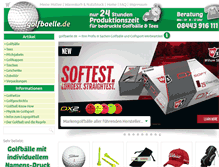 Tablet Screenshot of golfbaelle.de